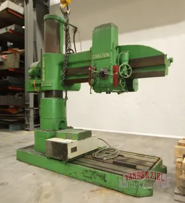 Carlton 8’ x 19” Radial Drill, Model 4A - Add An Inverter Drive - Make it Like New!!