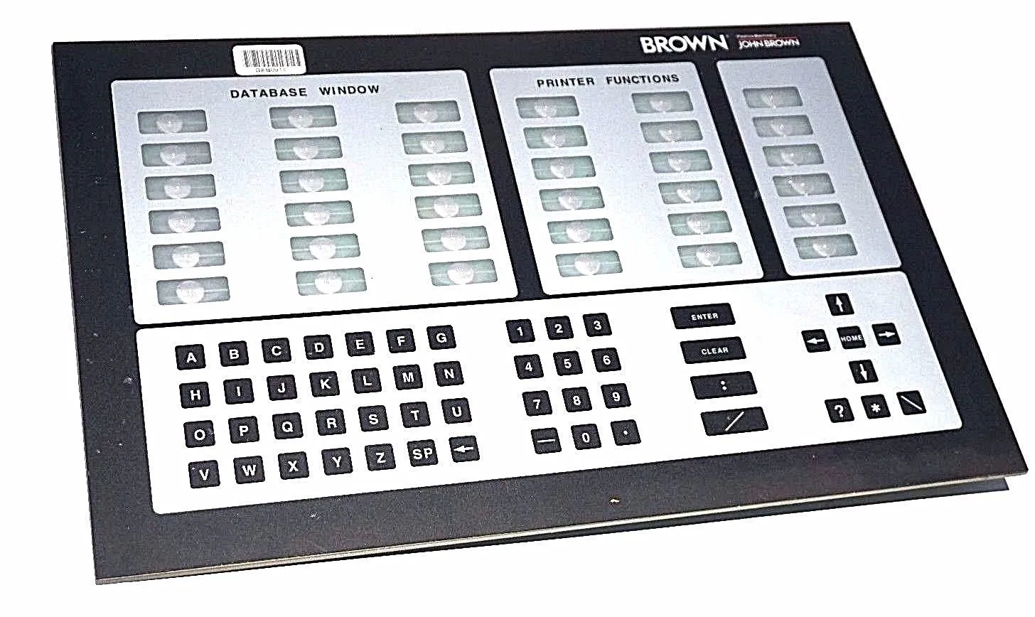 NEW JOHN BROWN MODEL 180 CONTROLLER COVER ASSEMBLY 022090B