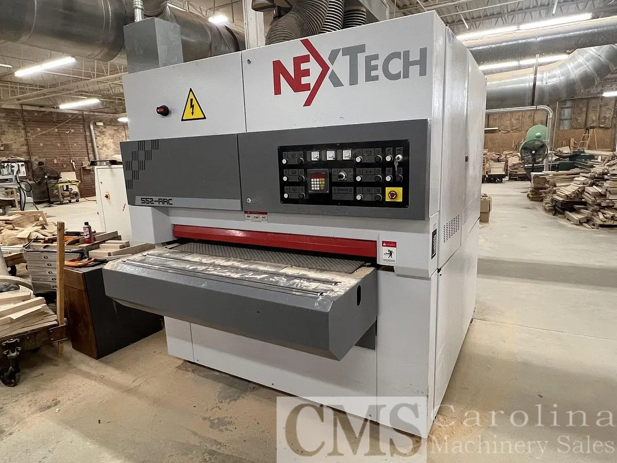 USED NEXTECH 3-HEAD 53" WIDE BELT SANDER