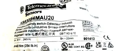 NEW TELEMECANIQUE XS630B4MAU20 INDUCTIVE PROXIMITY SWITCH 24V 22MM