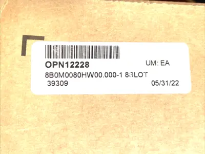 USED B&R AUTOMATION ACOPOSMULTI MOUNTING PLATE W/ BACKPLANE
