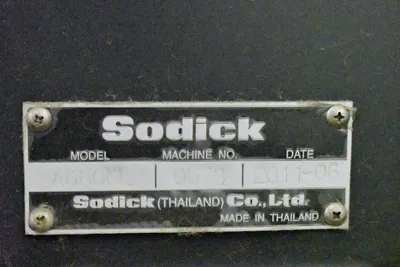 SODICK AG600L Wire EDM | Westbrook Asset Management (15)
