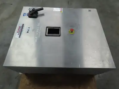 Rittal AE 1016, 32x40x12 SS Electrical Enclosure W/ 100A 600V Fused Disconnect