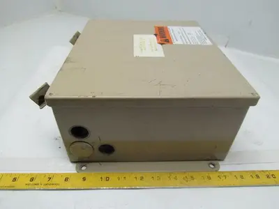 Hoffman 12X10X5" type 12 & 13 Electrical Enclosure With Backplate