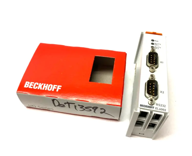 New | in-Stock BECKHOFF ETHERCAT RS232 INTERFACE MODULE 2-PORT PLC Ethernet Equipment | Maverick Industrial Sales #1112142