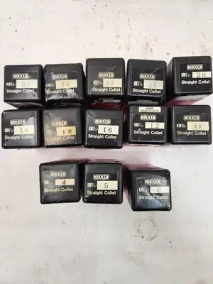 USED NIKKEN KM1 1/4 STRAIGHT COLLETS