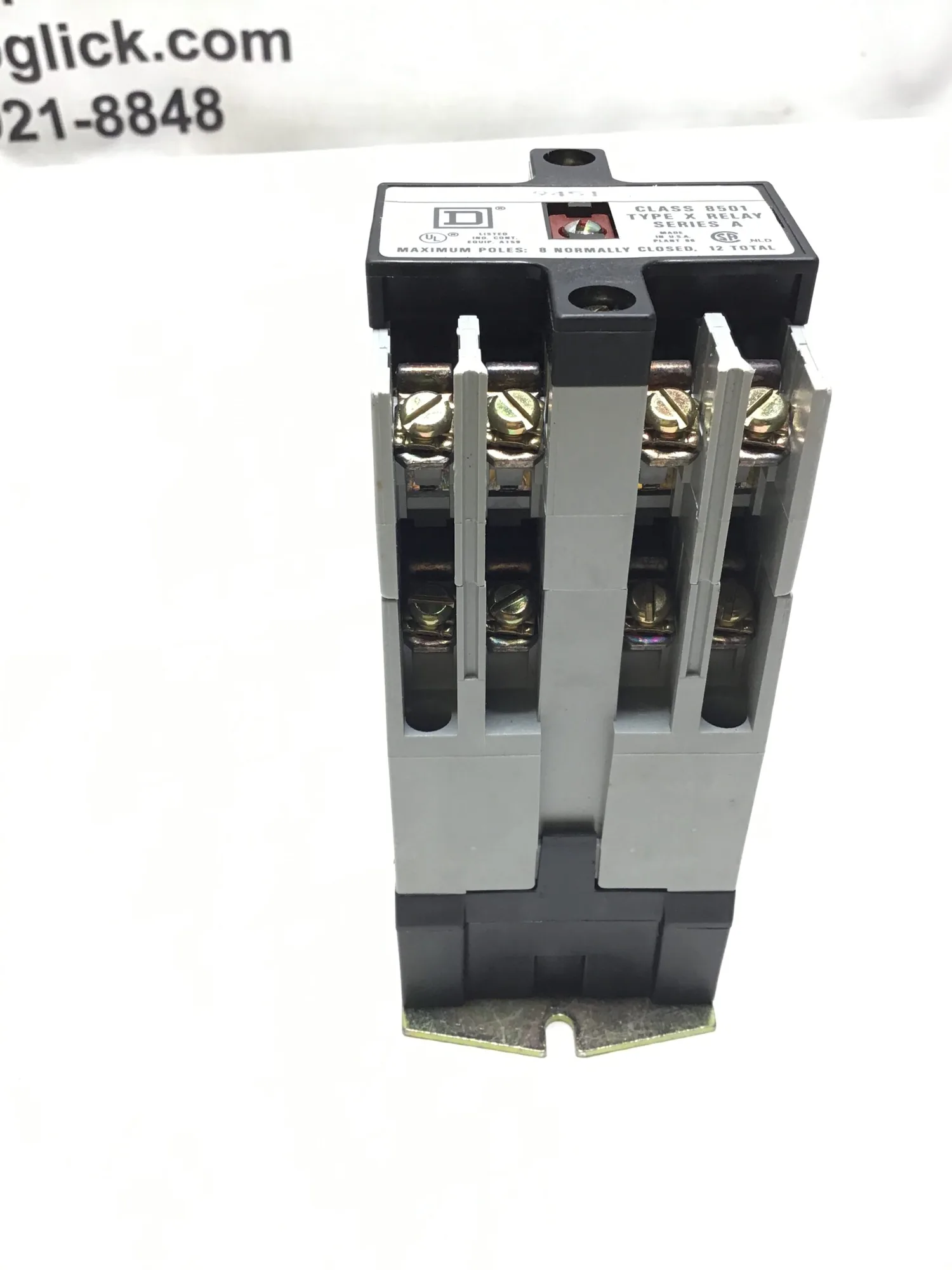 Square D 8501 – 9451 Industrial Control Relay Series A Type X X0 60