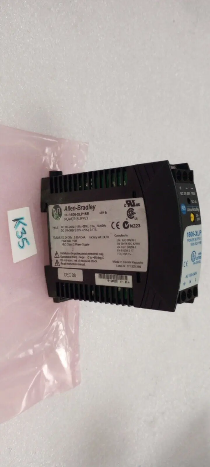 USED Allen-Bradley 1606-XLP15E