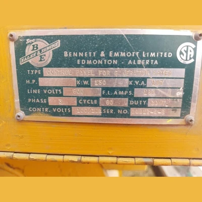 150kW CAT Diesel Generator