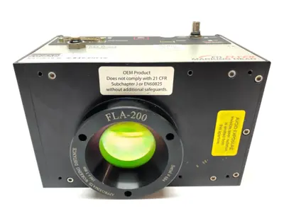 USED NOVANTA SYNRAD FH FLYER 2-WAY SCAN MARKING HEAD LASER GAUGING SYSTEM