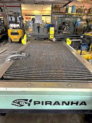 USED 2018 PIRANHA C510 PLASMA TABLE WITH TUBE CUTTER