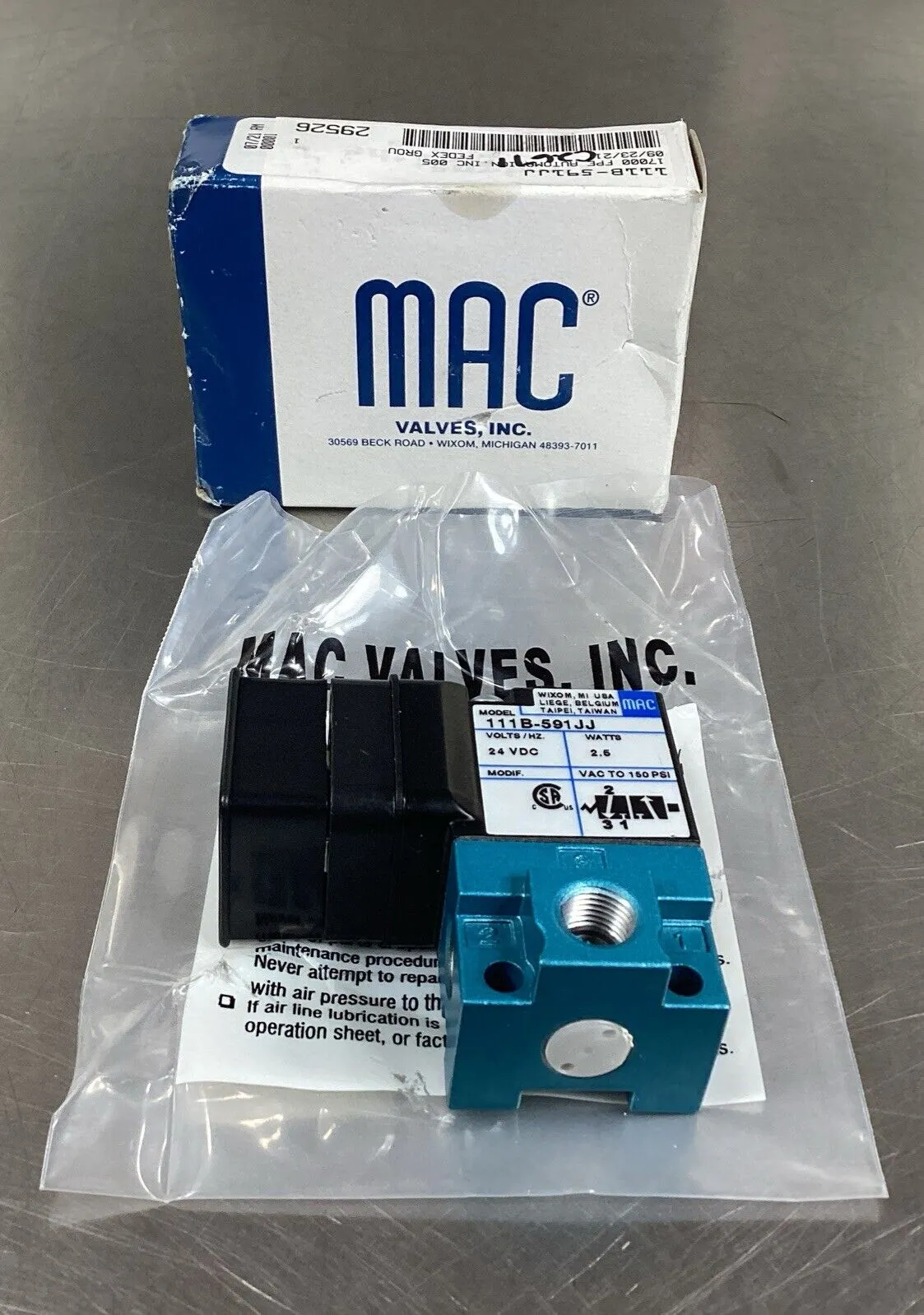 Used MAC _UNKNOWN_ Valves/Fittings South Carolina US | Palmetto Automation #1519358