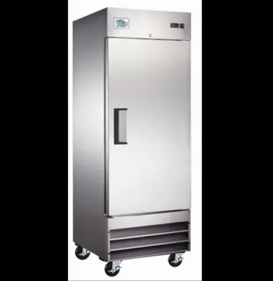 Elite Stainless Steel Single Door Freezer on Castors