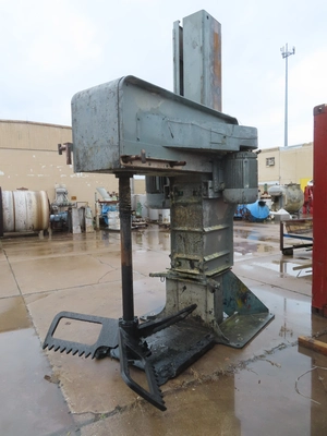 100 hp Reynolds Co-axial High Speed Disperser, 50 hp sweep blade