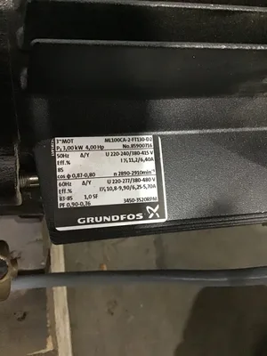 Grundfos CR115 Vertical multistage Centrifugal Pump CR115-02 AXIV HQQV