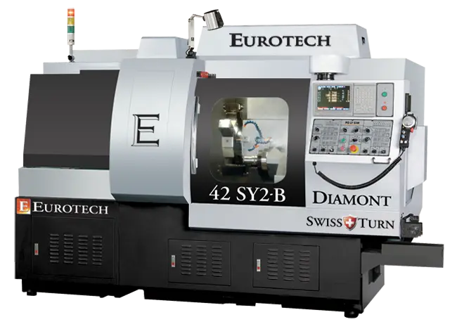 New | in-Stock EUROTECH SY2-B Swiss Type Automatic Screw Machines Alberta CA | Lamarche Machinery Inc #1259490