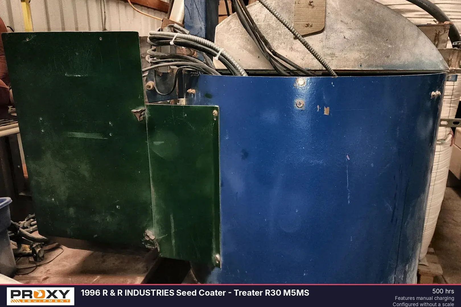 Used 1996 R & R INDUSTRIES R30 M5MS SEED COATER Coating Pans Idaho US | Proxy Equipment #1385192