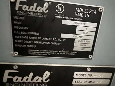1996 FADAL VMC-15 Vertical Machining Centers | Universal Press & Machinery (UPM) (4)