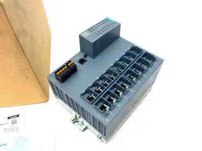 USED SIEMENS SCALANCE XC216 MANAGEABLE LAYER 2 IE ETHERNET SWITCH