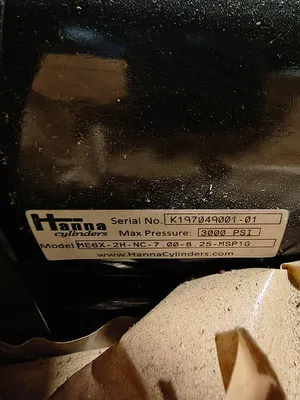 USED HANNA CYLINDERS ME6X-2H-NC-7.00-8.25-MSP1G