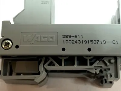 USED WAGO INTERFACE MODULE 10-POLE DIN 41651 TRIPLE-DECK PCB TERMINAL