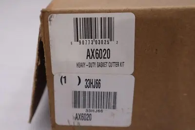 Allpax Ax6020 Gasket Cutter Kit NEW OPEN BOX STOCK GF141 690773030252