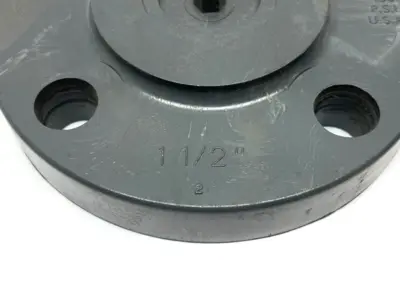 CA16500 | Nibco 4519-H Chemtrol Blind Flange 1-1/2" 4-Hole GRAY SCH 80 150psi Max - New Other