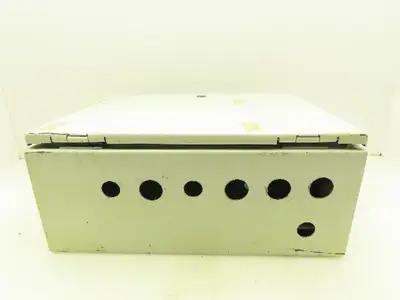 Hoffman Concept 16x12x6" Electrical Enclosure Steel Backpanel JIC Box NEMA 12