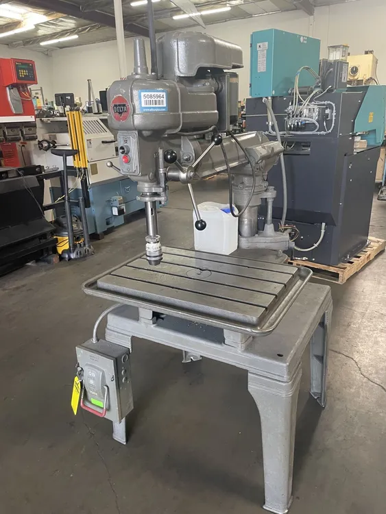 Used DELTA ROCKWELL 15-118 Heavy Duty & Sensitive Single Spindle Drills California US | Wheeler Machinery Sales #1480910