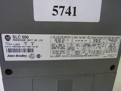 USED ALLEN BRADLEY 1747-L20C SER C / 1746-A2 SER A