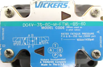 NEW VICKERS DG5S-8-6C-M-FTWL-B5-30 VALVE 02-126447 DG4V-3S-6C-M-FTWL-B5-60