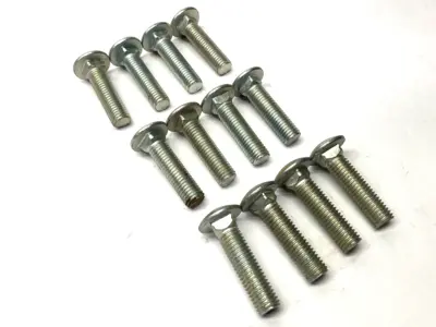 5/8"-11 x 2-1/2" Carriage Bolts Grade 2 LOT OF 12 SHELFWARE - New Other