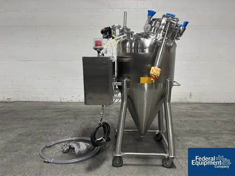 Used AZO 400 Liter AZO Ltd Feeding Hopper, S/S Bins Ohio US | Federal Equipment Company #126860