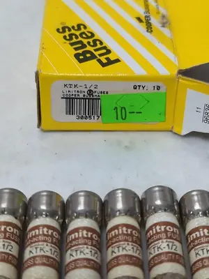 New | in-Stock COOPER BUSSMANN KTK-1/2 Miscellaneous Equipment (Electrical & Power) Ohio US | Surplus Asset Holdings #1237999