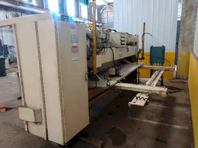 10' x 1/4" CINCINNATI MODEL #2500 CNC HYDRAULIC POWER SHEAR WITH FRONT & BACK GAUGING: STOCK #12587