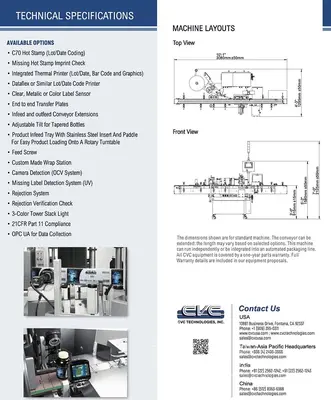 Used CVC CVC/302C Labelers | Star Industries #1253401