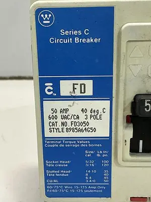 USED WESTINGHOUSE FD3050