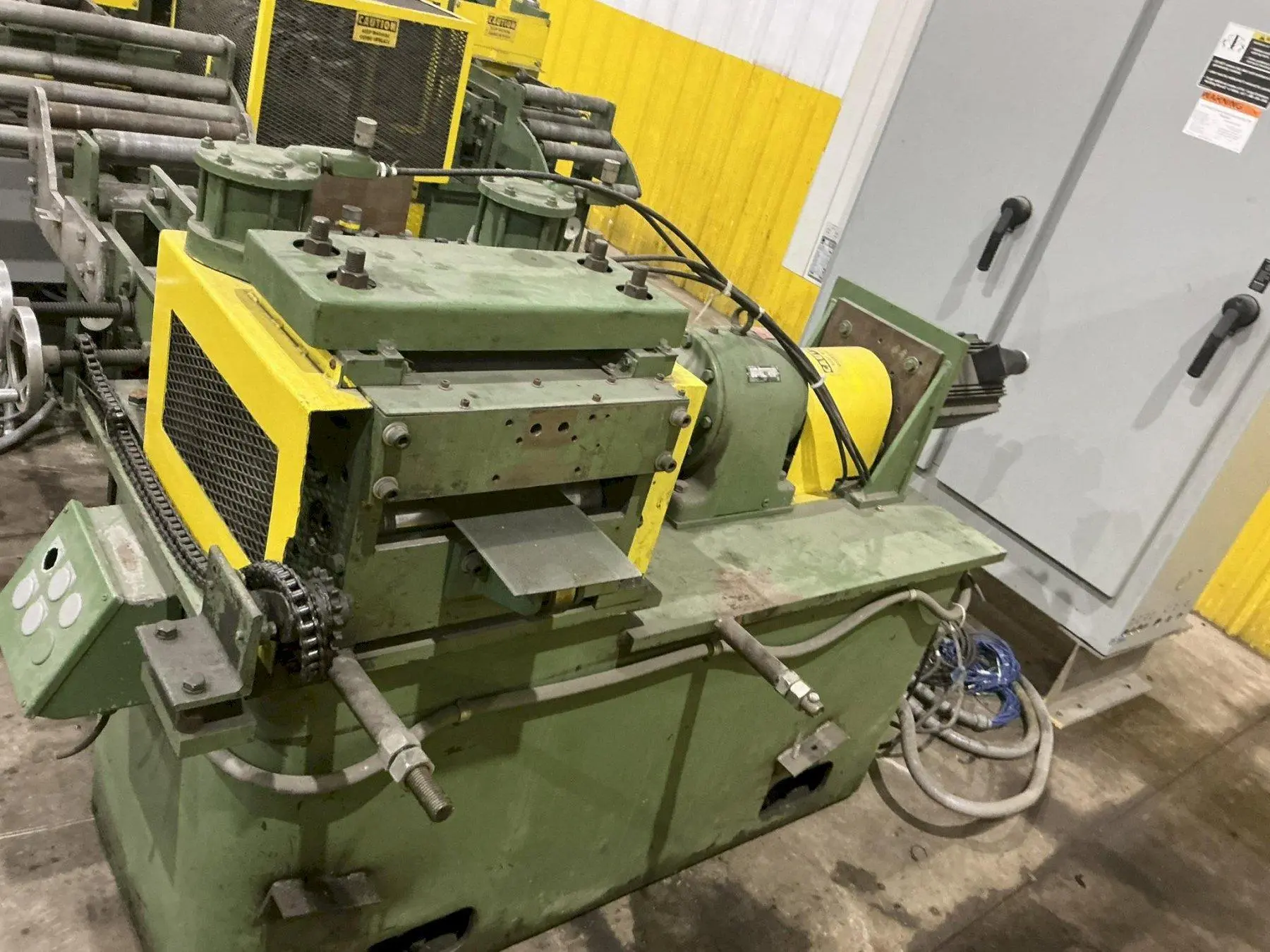 12" X 18 GAUGE BRADBURY SERVO FEED COIL STRIP FEEDER: YOBRO 25085
