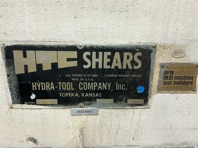 Used HTC 1008 HS Power Squaring Shears (Inch) Ohio US | HGR 24 #1185675