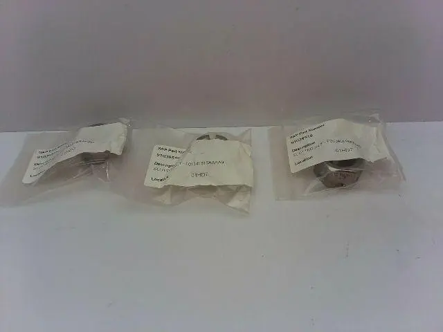 Angelus Can Seamer 134L816 SS Slotted Stainless Steel Nut Lot Of 3 Nuts