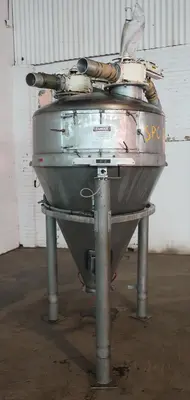 SPC8310  Bin Hopper Silo 40 cu.ft., bulk storage bin, Stainless Steel