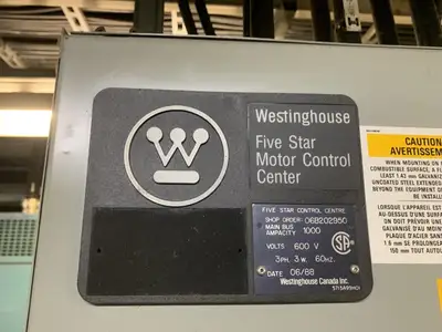 Five Star Double-Sided Motor Control Center (MCC), 600V Max., 1000A, 11 Buckets