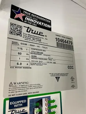 USED TRUE GDIM-49NT-HC-TSL01