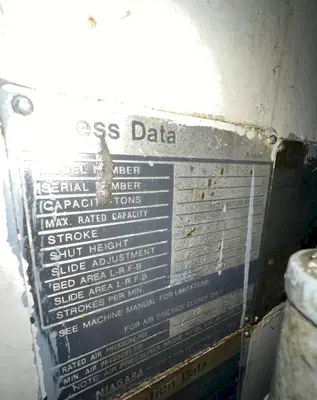 USED NIAGARA PN 150 72-36