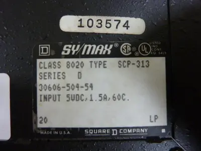 USED SQUARE D 8020 SCP-313