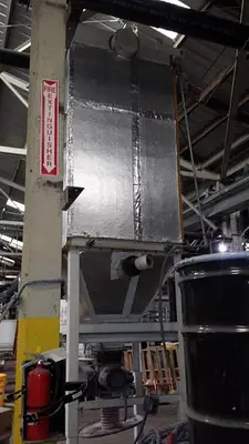 Dust Collector, Baghouse, 170 SF, 4' X 8', C/st, Pulse Jet, #S740381