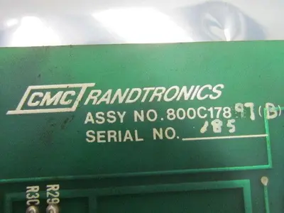 CMC Randtronics Assy No. 800C17897 B 798D04411 A Board