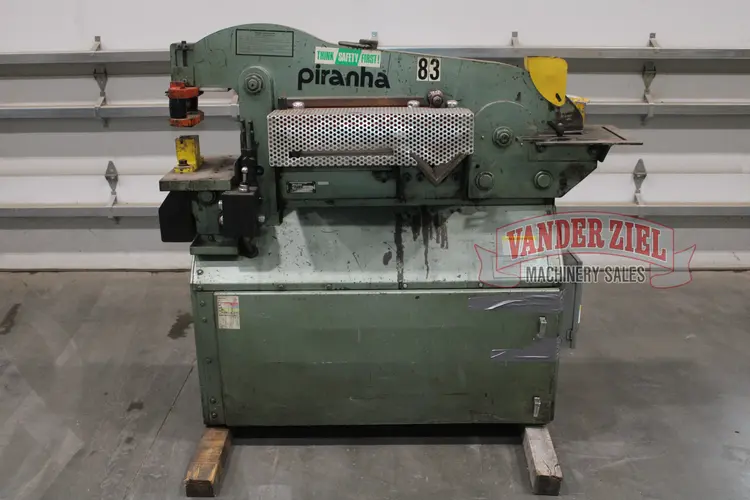 Used PIRANHA P-50 Ironworkers Michigan US | Vander Ziel Machinery Sales #483964