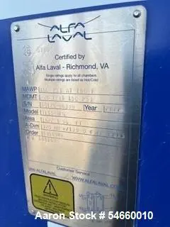 Used ALFA LAVAL TL15-BFG Plate Exchangers Illinois US | Aaron Equipment #1454417