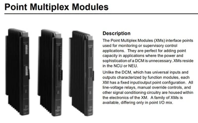 Johnson Controls NU-XBN101-0 Point Multiplex Module, Multiplex Binary (XBN) [Refurbished]